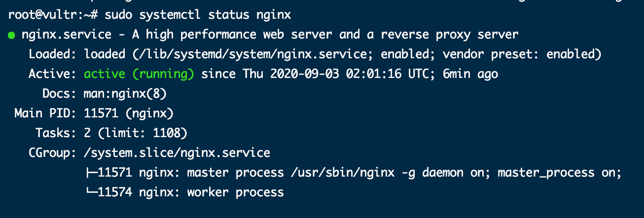 Nginx安装状态检查